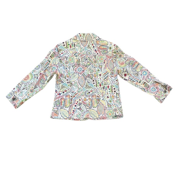 Ruby Rd multi Jean Jacket size 4 petite - Picture 2 of 7